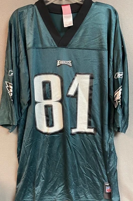 Camiseta deportiva de colección RBK Philadelphia Eagles Owens Home talla XL Foto 1 de 2