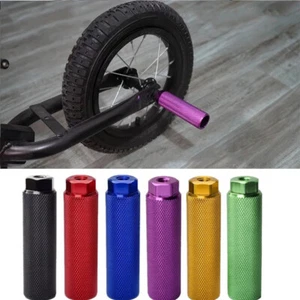 1 Pc MTB BMX Bike Alloy Foot Stunt Peg 3/8'' Axle Footrest-Lever Cylinder Grip - Picture 1 of 19