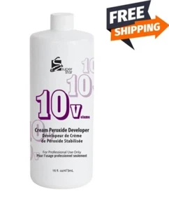 Super Star Cream Peroxide Developer 10 Volume All Hair Types Hair Coloring 16 Oz - Picture 1 of 5