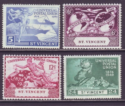 St Vincent 1949 SC 170-173 MNH Set UPU Foto 1 de 2