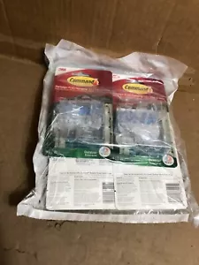 4 pk 3M Command Brand Damage Free Hanging - OUTDOOR LIGHT CLIPS - 16 PER PACK - Picture 1 of 4