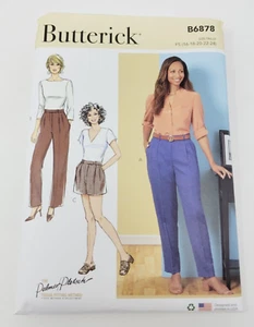 Butterick B6878 Misses Pants & Shorts PLUS Sizes 16-24 Sew Pattern - Picture 1 of 3