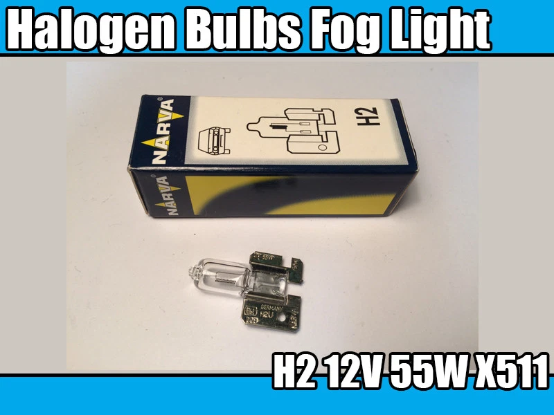 2x NARVA 48420 H2 12V 55W X511 Halogen Bulbs Fog Light, Spotlight - Image 1 of 1