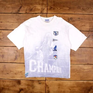 Vintage Graphic T Shirt 2XL Fox Sports Oversized White Tee - Picture 1 of 7