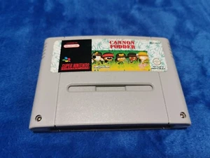 CANNON FODER - Super Nintendo gereinigt getestet SNES PAL Spiel - Bild 1 von 3