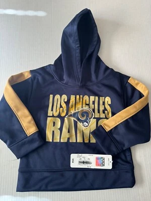 Nuevo con etiqueta con licencia NFL Los Angeles Rams 3T Dri-fit sudadera con capucha ¡Precio de venta sugerido por el fabricante 24,99! Foto 1 de 3