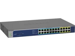 NETGEAR 24-Port Gigabit Ethernet Unmanaged PoE Switch (GS524UP) - with 8 x PoE+ - Picture 1 of 8