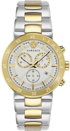 Versace VEPY00620 Urban Mystique bianco argento oro acciaio inox orologio uomo NUOVO