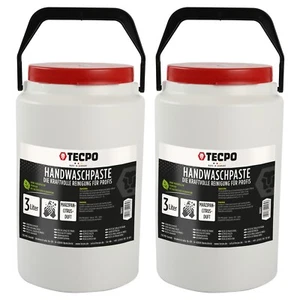 TECPO HANDWASCHPASTE 2x3L WERKSTATT HAND-REINIGER REINIGUNGSPASTE SEIFE CITRUS - Bild 1 von 3