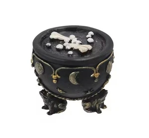 Caldero burbujeante miniatura para casa de muñecas jardín de hadas Halloween - Compra 3 ahorra $5 - Imagen 1 de 2