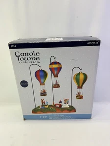 Carole Towne Lemax City Park Sky High giro in mongolfiera carnevale - Foto 1 di 2