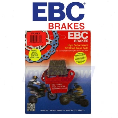 EBC Rear X Series Carbon Brake Pads for 2002-2021 Honda CRF450R - Brake pn — 第 1/4 张图片