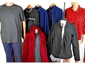 Vintage Eddie Bauer Wholesale Clothing Reseller Lot Mens Womens Jackets Hoodies - Picture 1 of 12