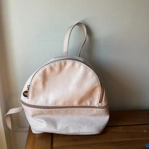 Kenzo Parfums Mini Backpack Bag..Light Pink, Eye Print, Rose Gold Zips - Picture 1 of 10