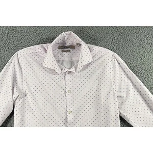 Alexander Julian Colours Dress Shirt Men Small Slim Fit Button Up Geometric - Picture 1 of 7