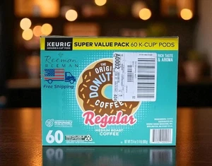 The Original Donut Shop Café K-Cups Tostado Medio Keurig Cápsulas Regulares 60ct - Imagen 1 de 1
