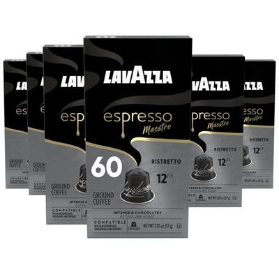 Cápsulas de aluminio Espresso Maestro Ristretto compatibles con Nespresso* Origin... Foto 1 de 4