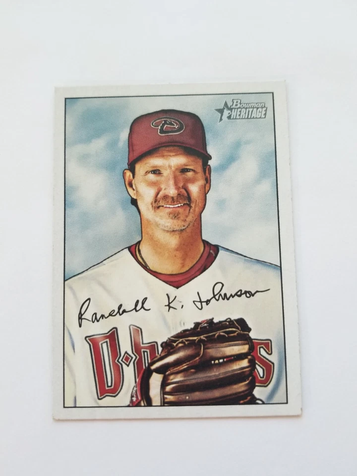 2007 Bowman Heritage #9 Randy Johnson Card Arizona Diamondbacks - Image 1 of 1