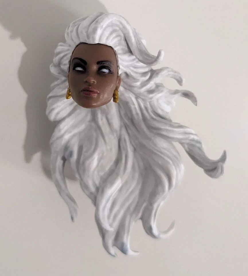 Marvel Legends STORM HEAD Custom Fodder (Retro Card Black Costume Figure 2025 - image 1 of 1