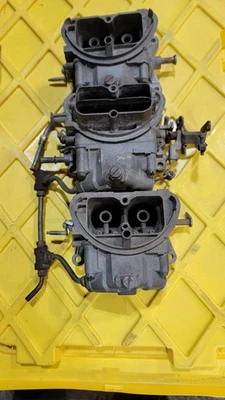 Paquete de 6 carburadores Holley MOPAR 440 4375 4382 4383 Dodge Plymouth 4 velocidades 70 Foto 1 de 4