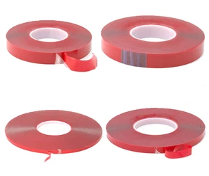 Doppelseitiges transparentes Montageband Acryl extra stark Schaum Gel 0,5 mm 1 mm 2 mm - Bild 1 von 13