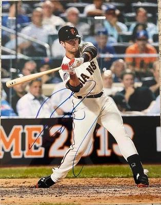  Foto autografiada firmada por Buster Posey de los Gigantes de San Francisco 11x14 con certificado de autenticidad de prueba  Foto 1 de 4