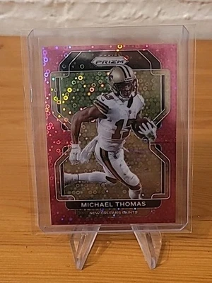 Panini Prizm No Huddle Pink Prizm #301 2021 Michael Thomas Saints/15 SSP raro Foto 1 de 2