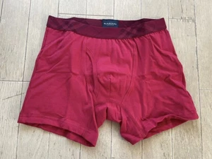 Burberry Men’s Nova Check Red Boxer Boxers Trunks Size L (NEW IN BOX RARE) - Picture 1 of 8