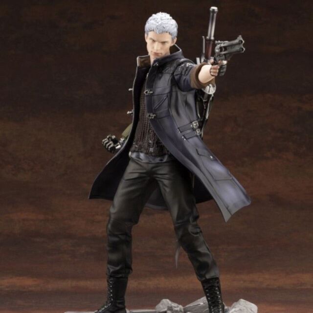 Boneco Action Figure Dante Devil May Cry 24cm Vinil Articulado