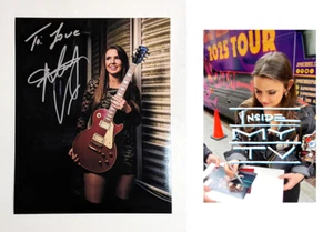 Ally Venable SIGNED 8x10" Photo BLUES ROCK GUITARIST Money & Power COA - Picture 1 of 8