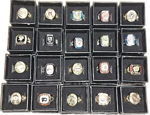 MOLSON CANADIAN STANLEY CUP RINGS COMPLETE SET (20) ALL LIKE NEW IN BOXES