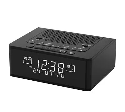 DAB DAB+/FM Radiowecker mit 40 Preset Stationen UKW Uhrenradio Wecker mit Zwe... - Bild 1 von 4