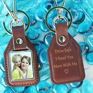 Custom Photo Key Chain - Personalized With Your Own Image - Picture 1 of 7