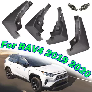 Mud Flaps Front & Rear Molded Splash Guards Accessory For Toyota RAV4 2019-2023 - Picture 1 of 6