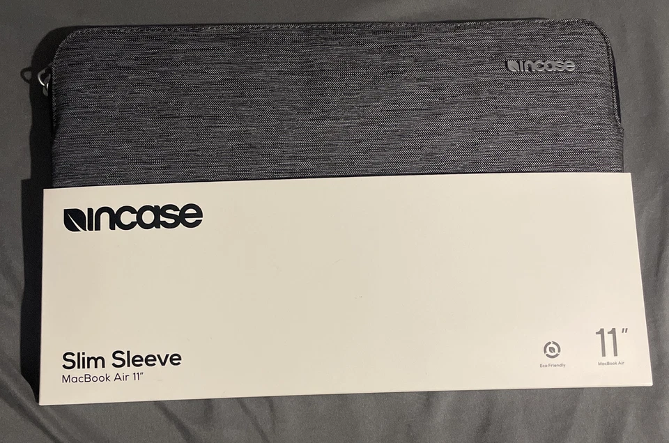 Incase тонкий рукав для MacBook Air 11 дюймов - вересковый черный/серый - новый - Изображение 1 из 1