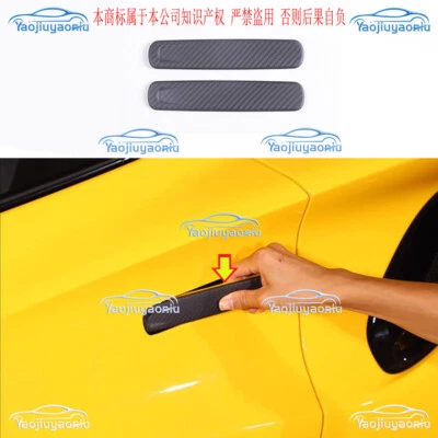 Matte Dry Carbon Side Outside Door Handle Cover Trim For Lotus Emira 2023-2025 Foto 1 de 4