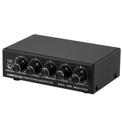Mini Stereo Audio Mixer with Treble/Midrange/Bass Balance Effector for Club - Image 1 of 4