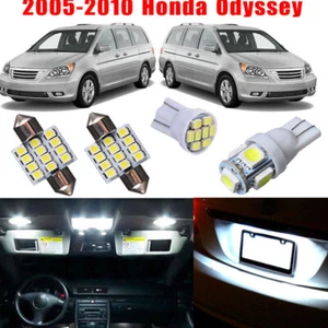 18Pcs For Honda Odyssey 2005-2010 Car Interior LED Light Bulb Package Kit White - Picture 1 of 9