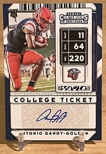 Boleto universitario Panini Contenders 2020 selecciones del draft radiocontrol Antonio Gandy-Golden #171 - Imagen 1 de 2