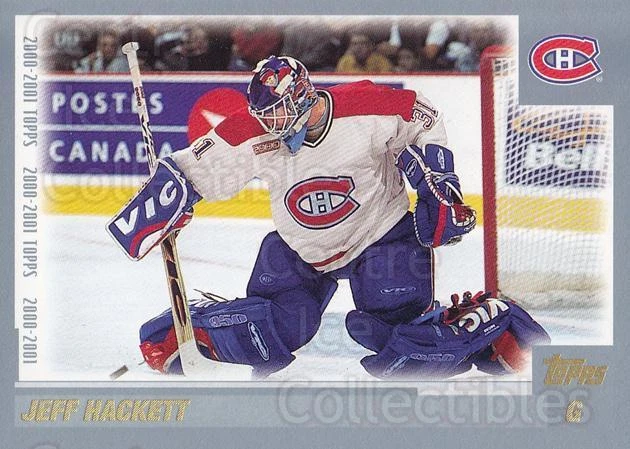 2000-01 Topps #124 Jeff Hackett - Image 1 of 1