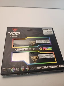 PATRIOT Viper Steel RGB DDR4 kit 64 GB: 2 x 32 GB DIMM 288-pin PVSR464G360C8K - Picture 1 of 6