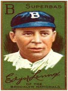 3868.Póster de jugador de béisbol Edgar L. Brooklyn de la tarjeta deportiva temprana. Diseño de habitación - Imagen 1 de 1