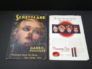 July 1930 Screenland Magazine Constance Bennett Cover (Damaged)