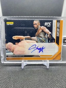 2021 Panini Instant UFC ISRAEL ADESANYA 2/10 Orange Auto #22 Middleweight Champ - Picture 1 of 2
