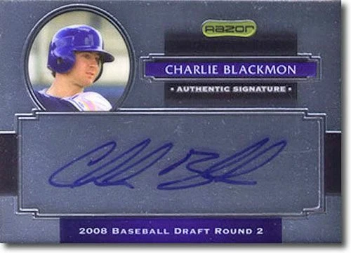 CHARLIE BLACKMON 2008 Razor Autograph Rookie METAL CHROME Auto Refractor /194 - Image 1 of 1
