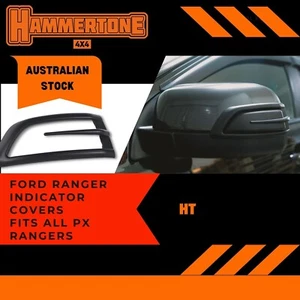 MATT BLACK INDICATOR TRIM For Ford Ranger PX PX2 PX3 XL XLT XLS Wildtrak 2011-22 - Picture 1 of 7