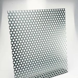 Lochblech RV10-15  Stahl Verzinkt  1,5mm stark  Individueller Zuschnitt nach Maß - Bild 1 von 2