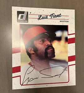 Luis Tiant Signed Steve Pearce Autographed Jason Varitek Jerry Remy Red Sox - Picture 1 of 3