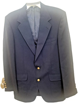 Blazer de verano informal azul marino 39L chaqueta deportiva LaCrosse para hombre de colección hecho en EE. UU. Foto 1 de 4