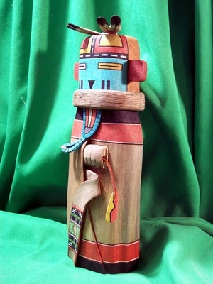 Hopi Kachina 娃娃 - Aha,首席 Kachina Martin Dallas 著 - 很少见! — 第 1/4 张图片
